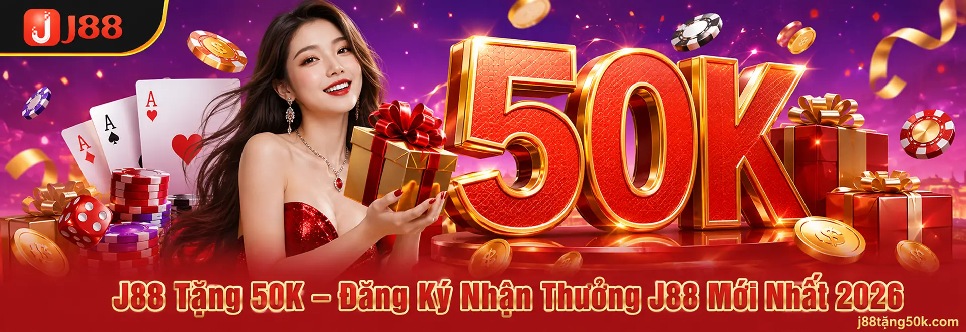 J88 Tặng 50K – Đăng Ký Nhận Thưởng J88 Mới Nhất 2026