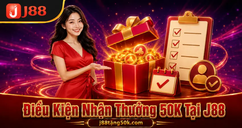 Điều Kiện Nhận Thưởng 50K Tại J88